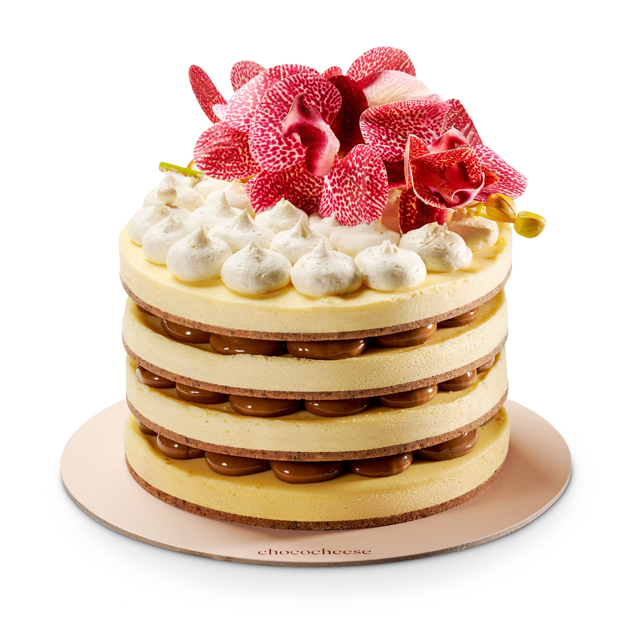 Flower Cheesecake Stack with Ushpezin