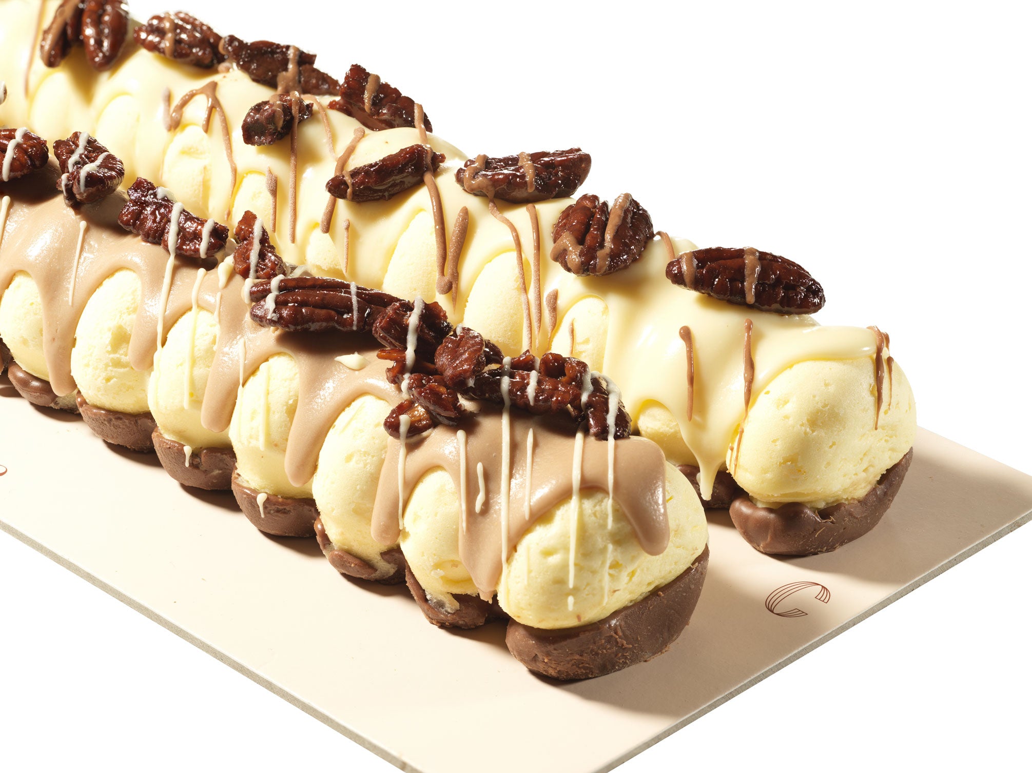 Cheese & Nut Spiral Logs