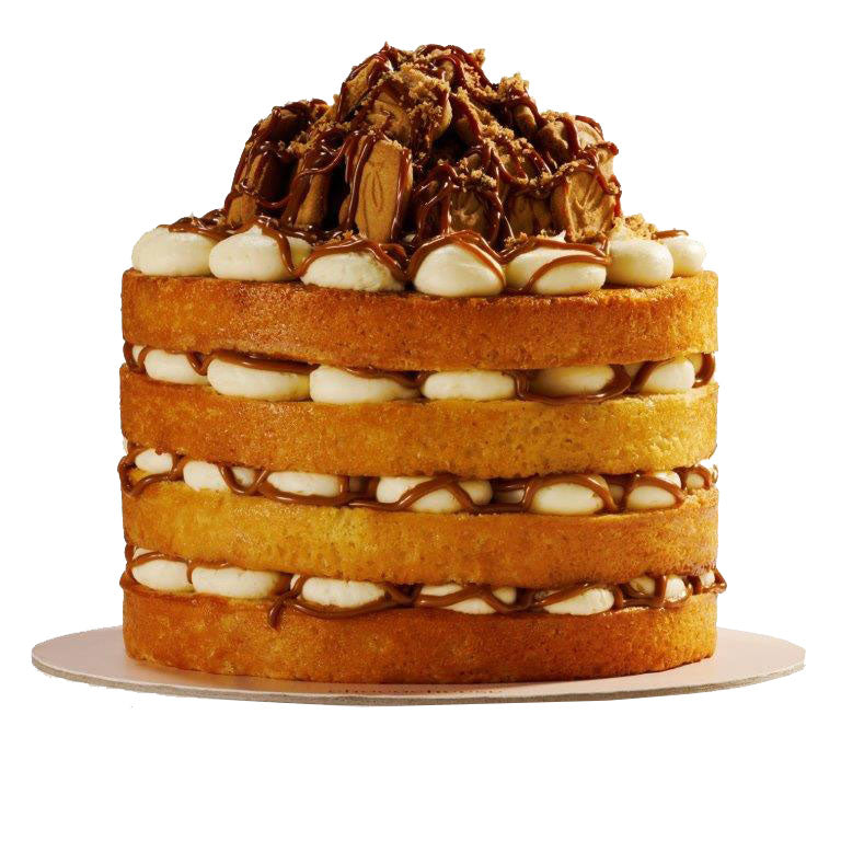 Cheese & Caramel Cake Stack