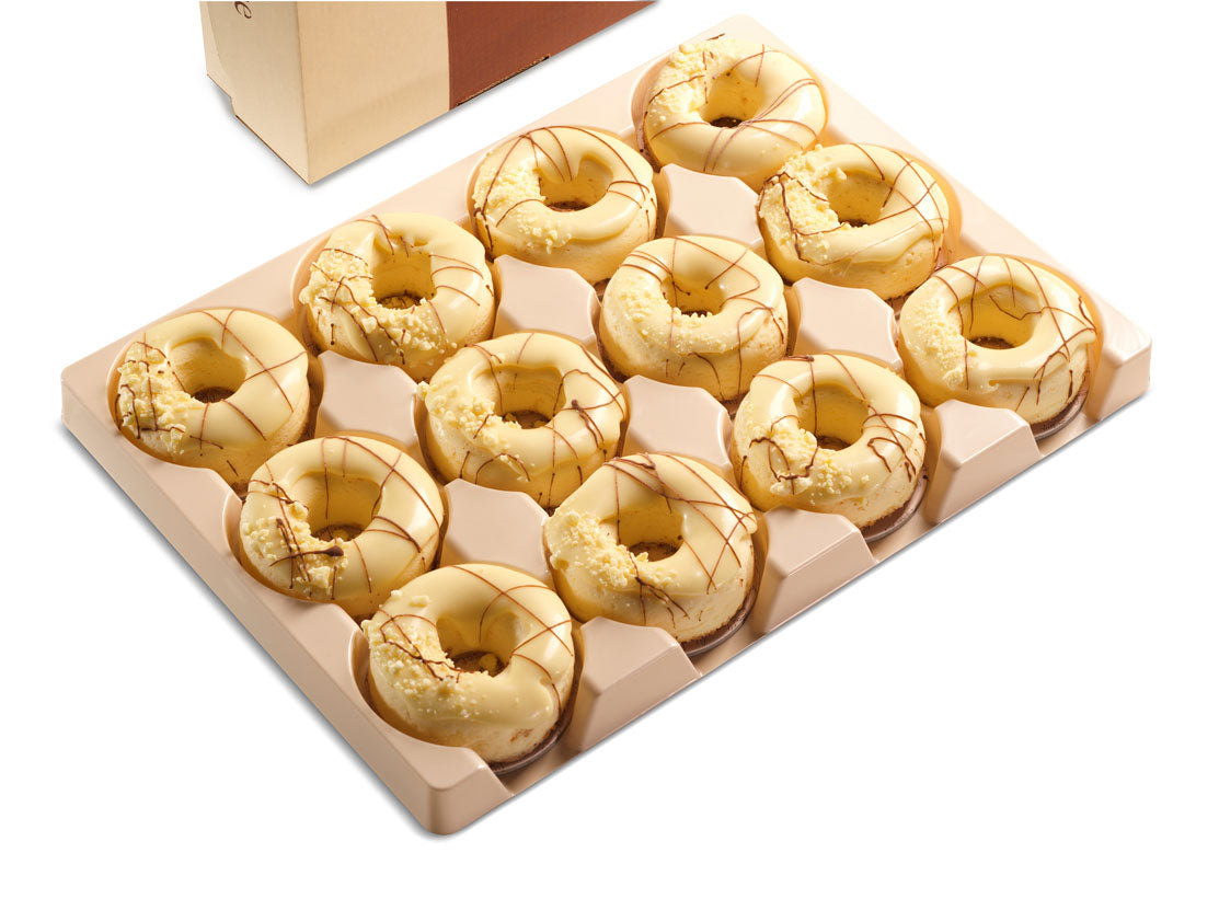 White Chocolate Cheese Donuts