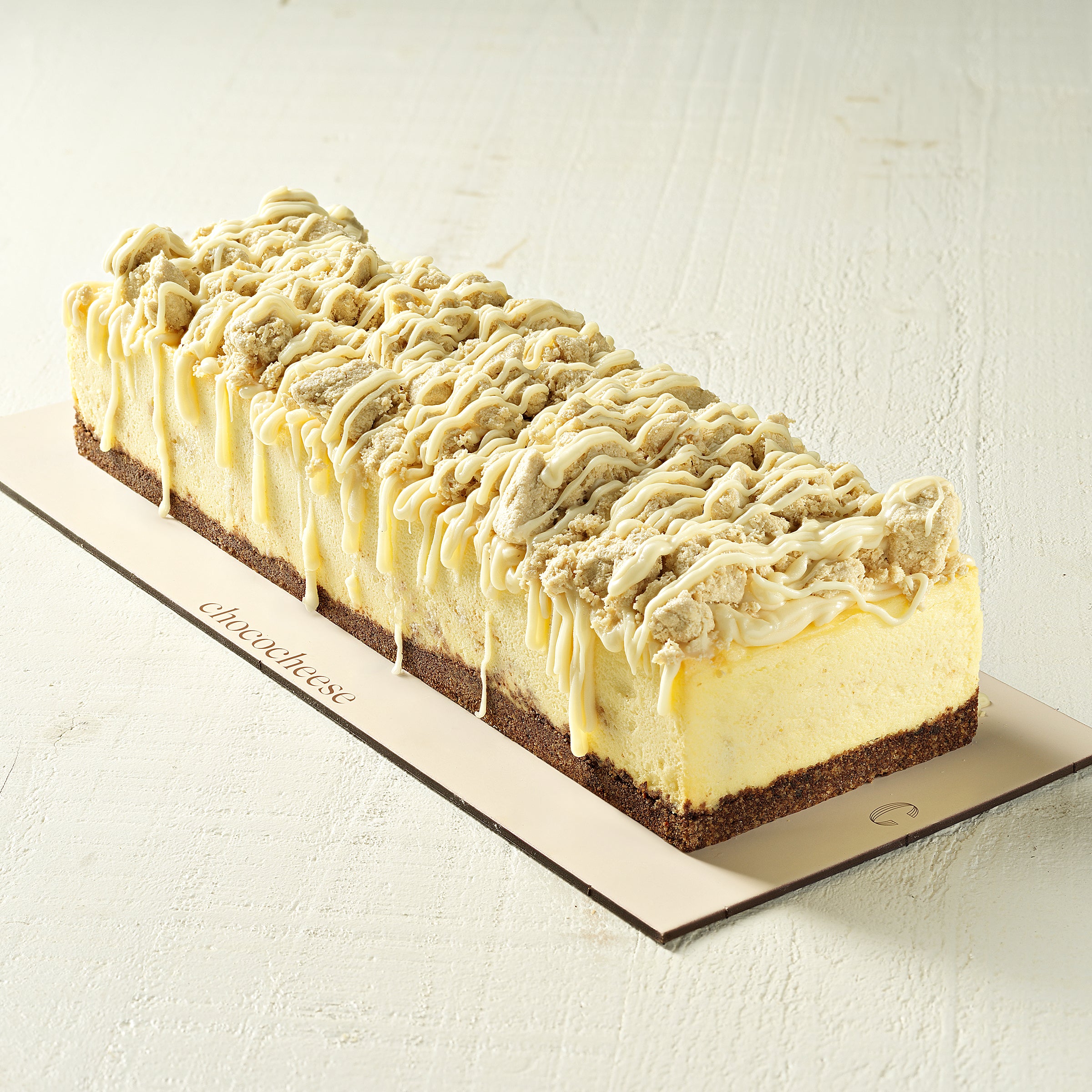 Halva Chunk Cheesecake Log