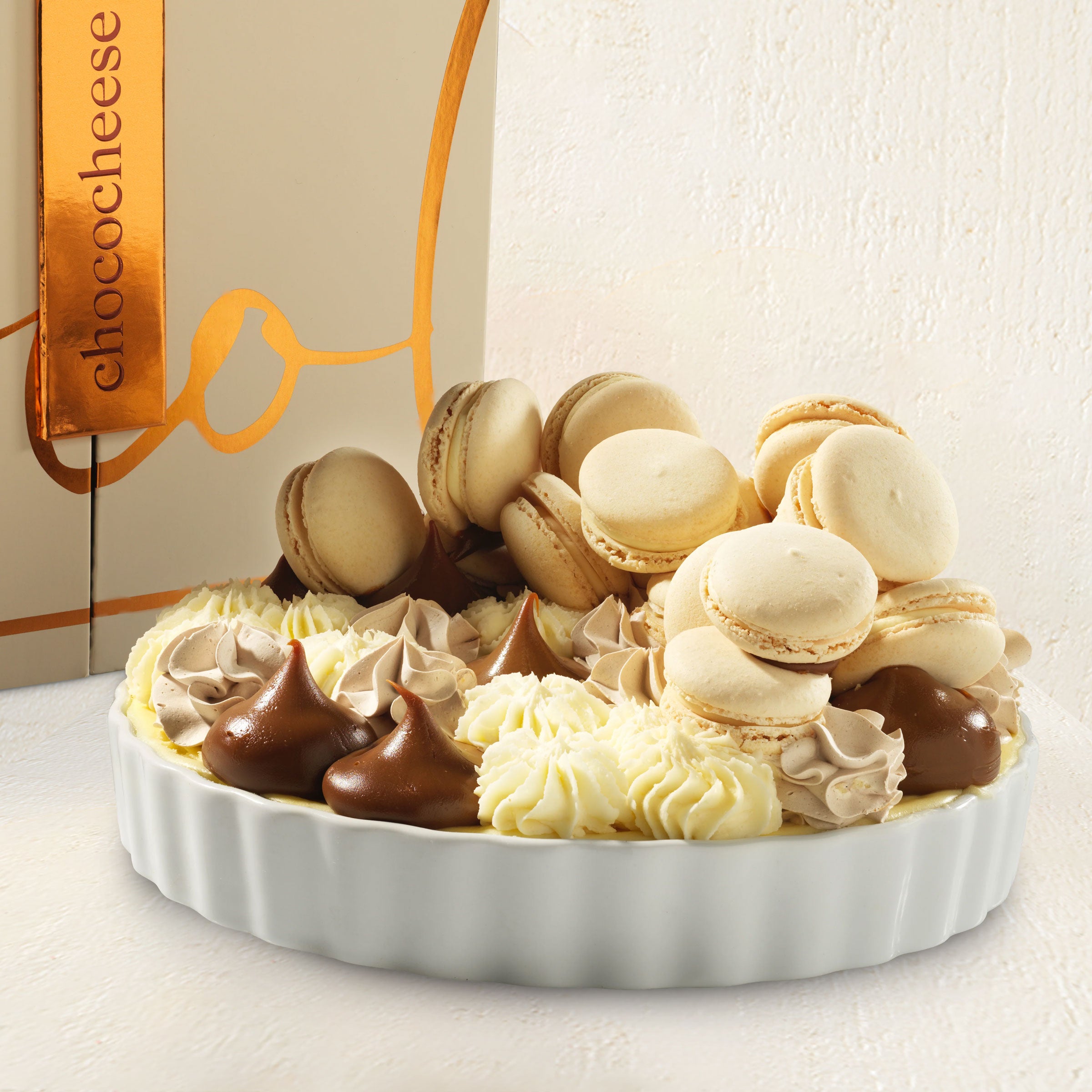 Gifted 10" Fudgy Cheesecake in Porcelain Dish