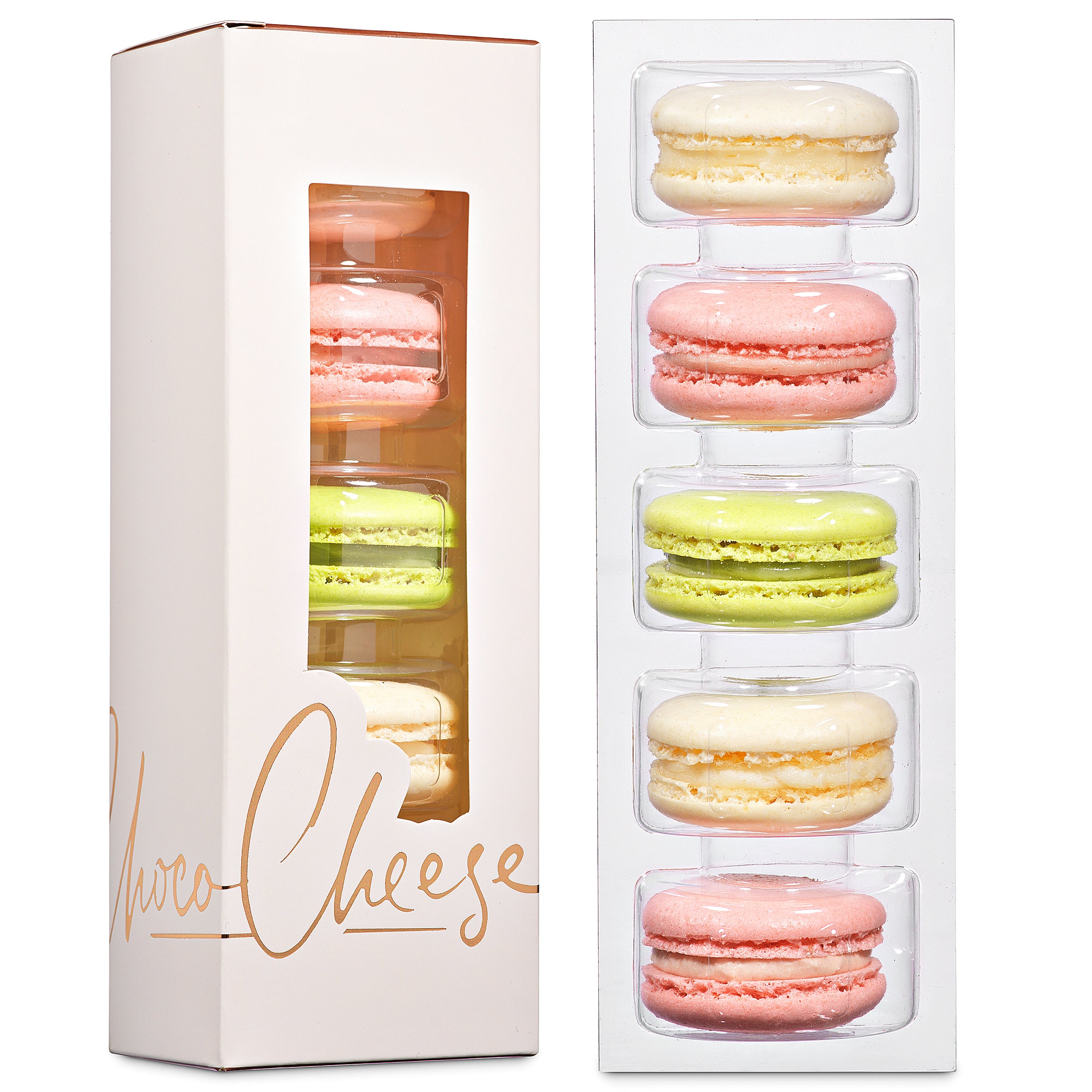 Macarons in a row (sold per 9)