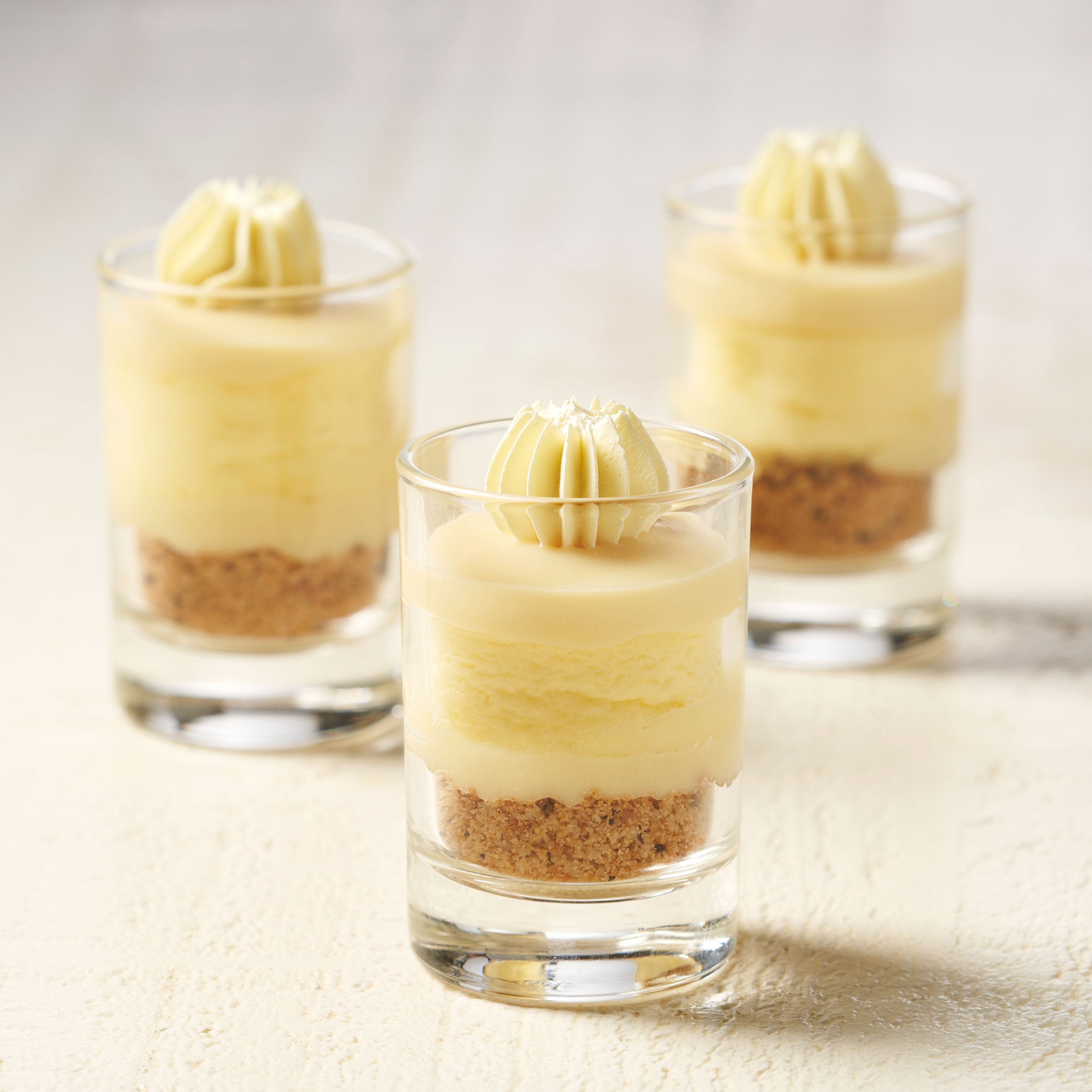 White Chocolate Cheesecake Shot Cups