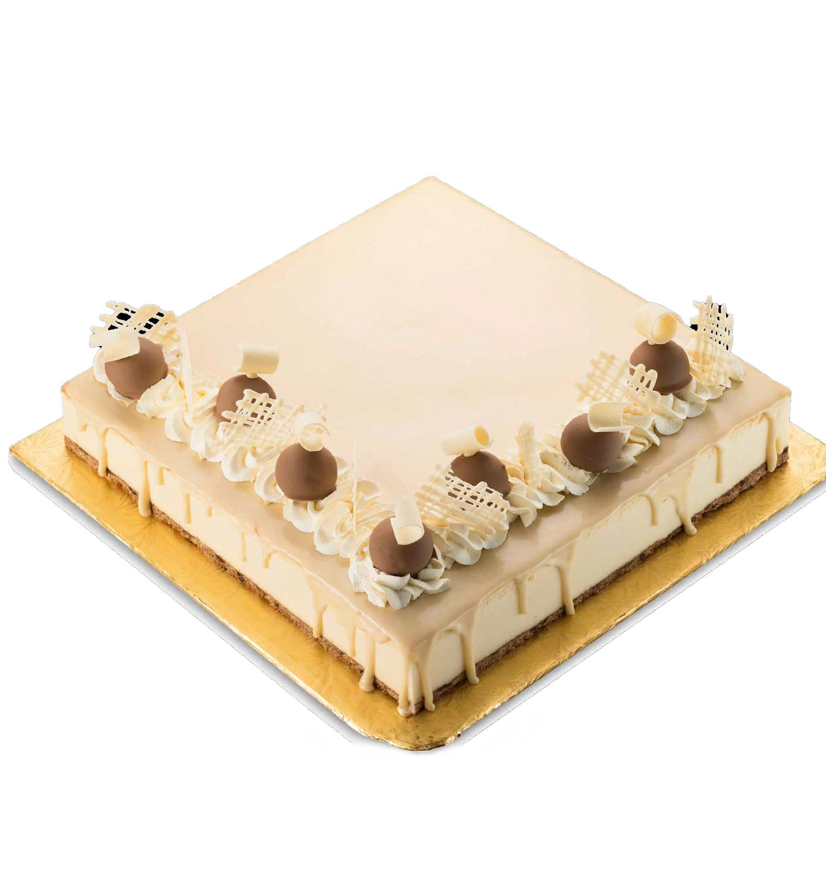 14"x14" Oversized Square Cheese Cake