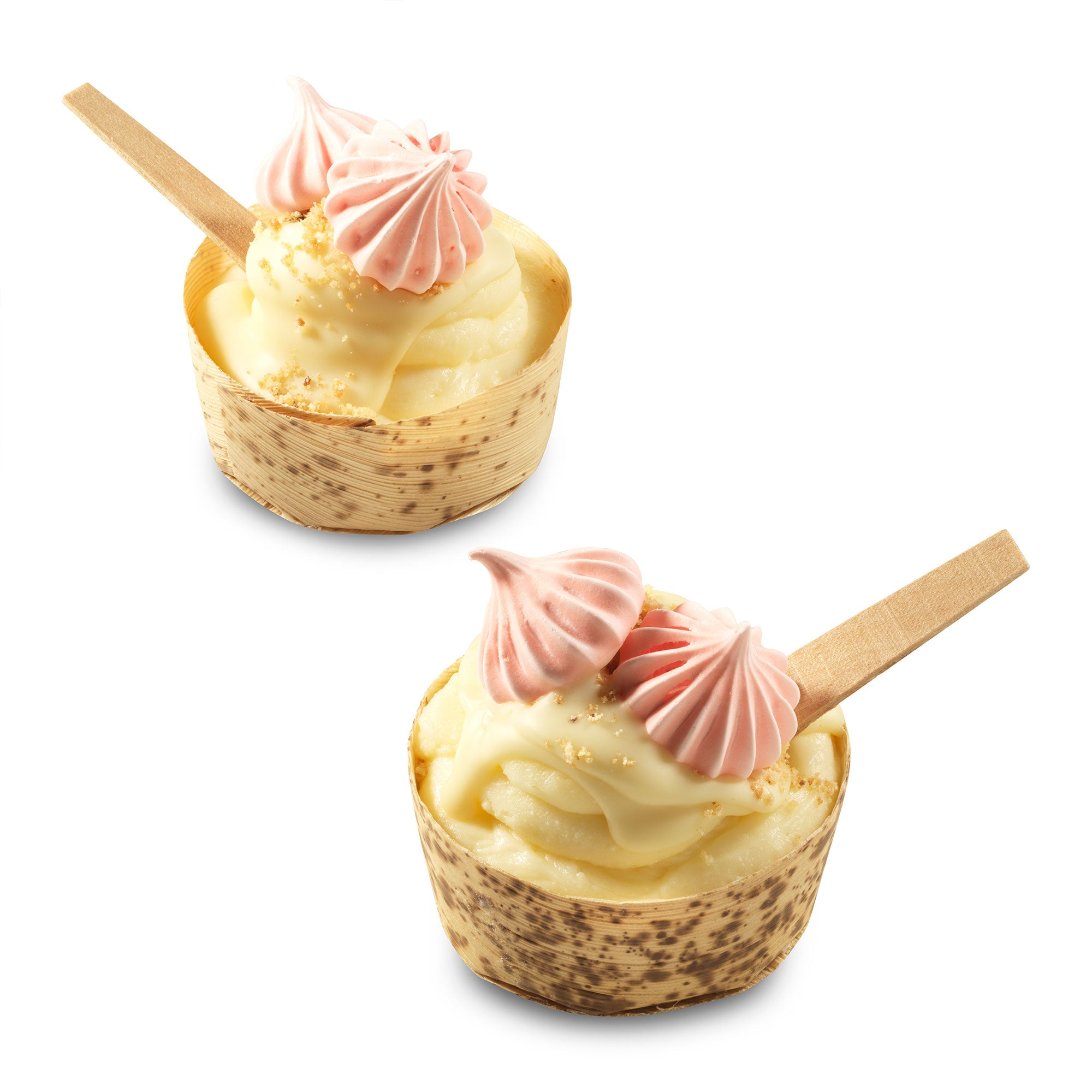 Snow Kiss Topped Cheese Cups