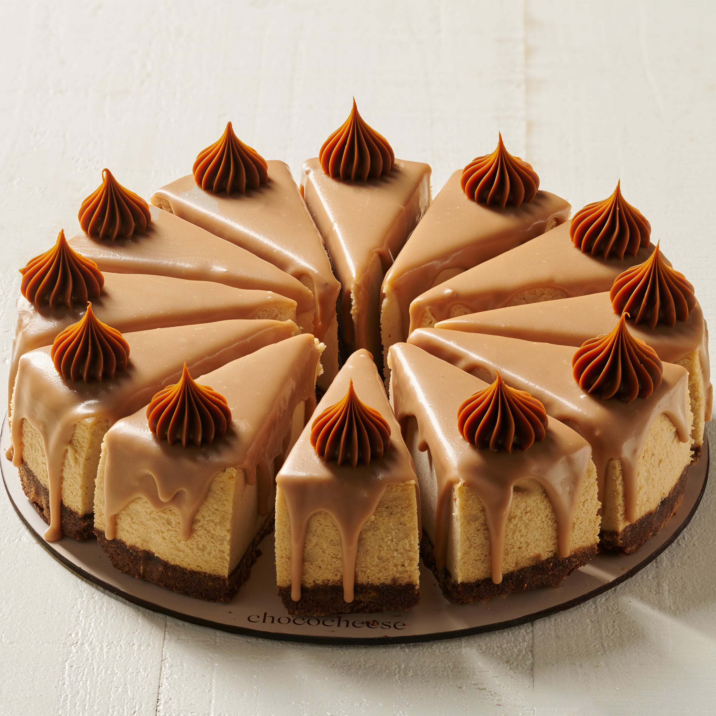 Praline Pre Cut Cheese Cake