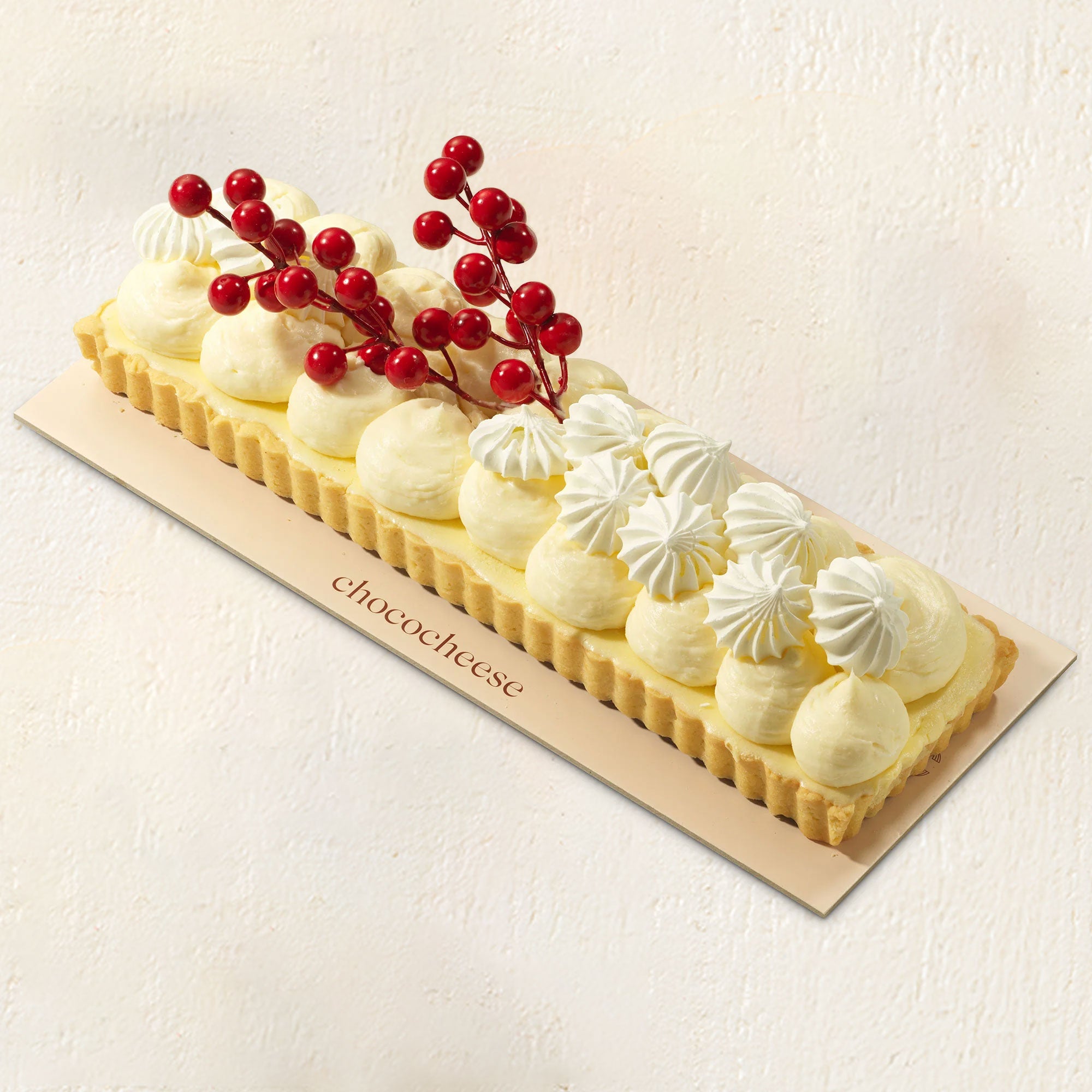 Cherry Blossom Cheese Tart